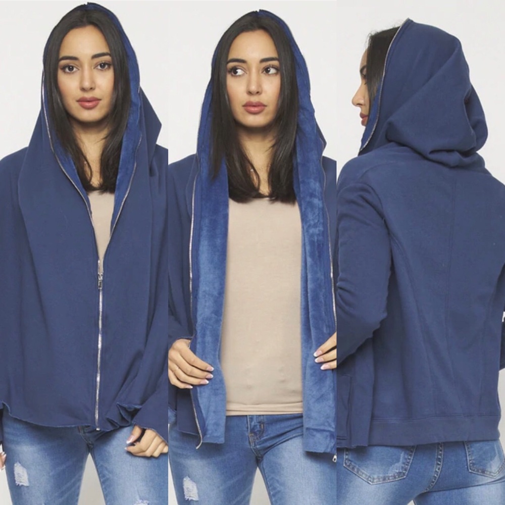 Full Faux Fur Lined Hoody